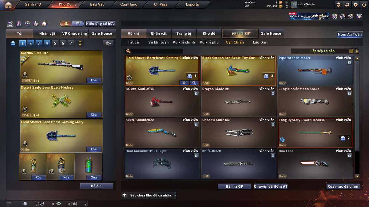shop acc cf uy tin gia re